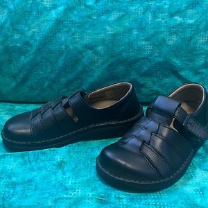 Black closed Footprint Birkenstock